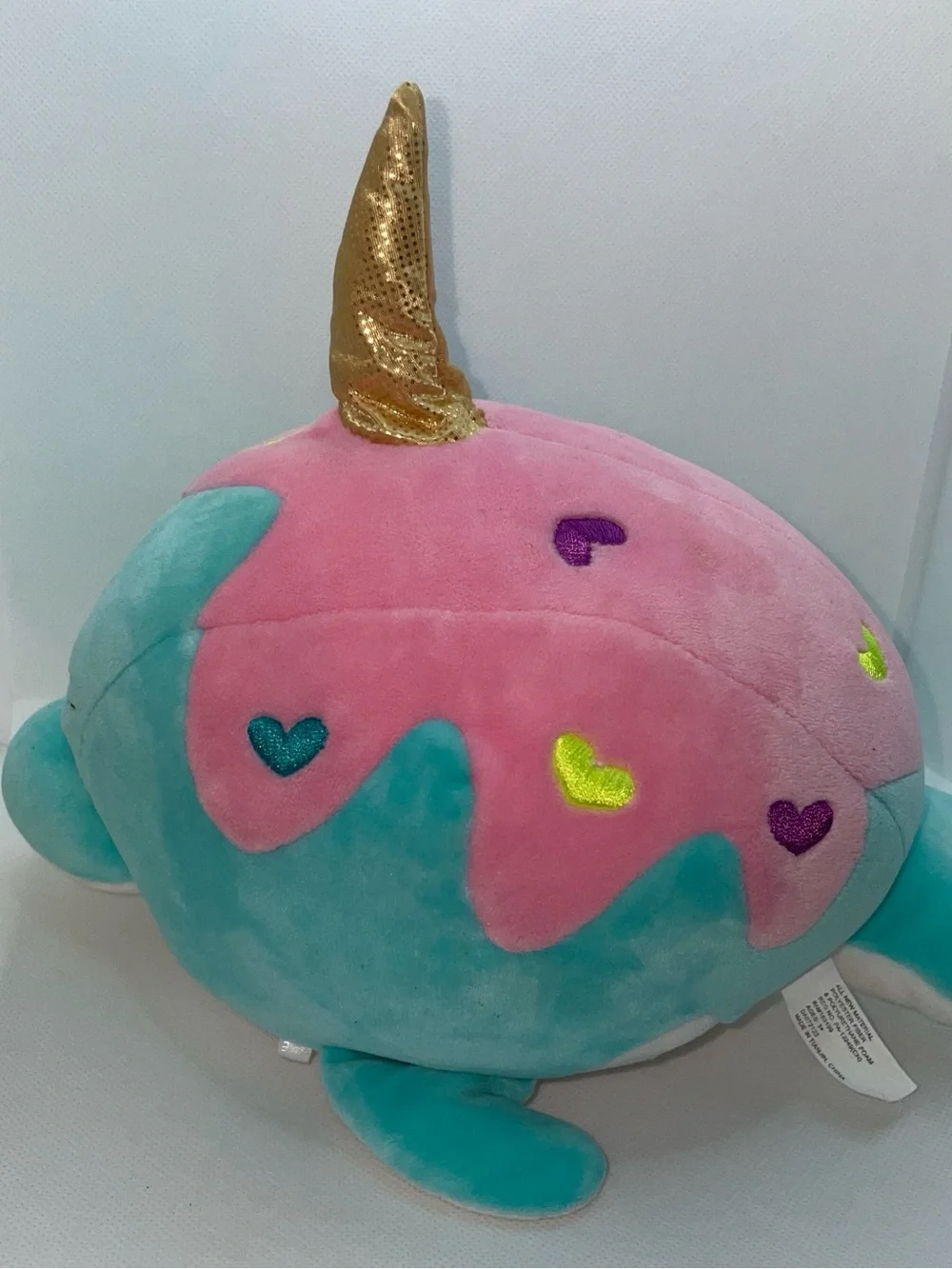 Spark Create Imagine Ice Cream Narwhal Plush Stuffed Animal – 8